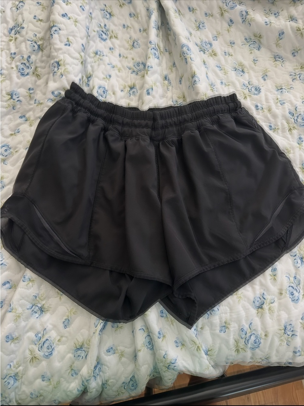 lululemon athletica Black Athletic Running Shorts
